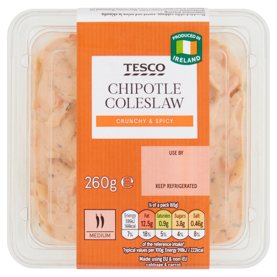 Tesco Chipotle Coleslaw 260G