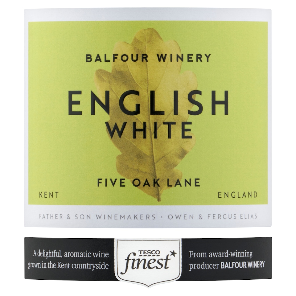 image 1 of Tesco Finest English White 750Ml