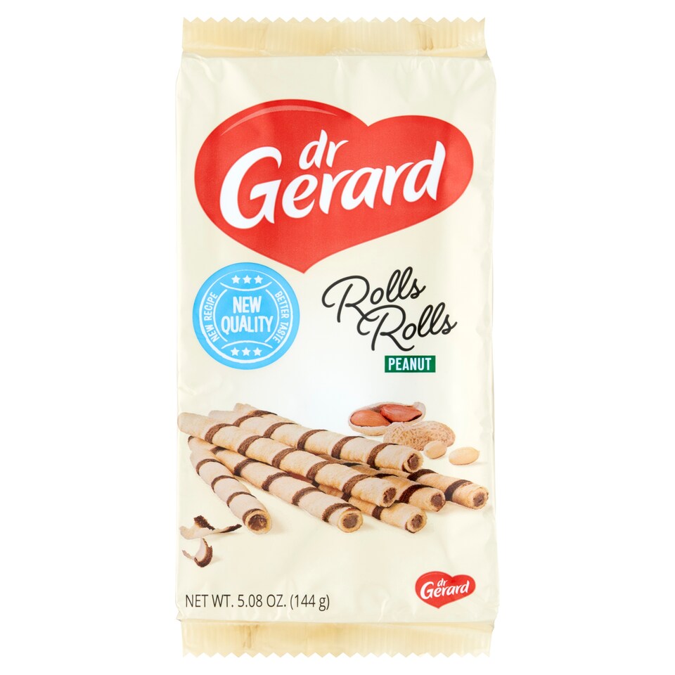 Dr Gerard Rolls Rolls földimogyoró krémes ostyarudacskák 144 g
