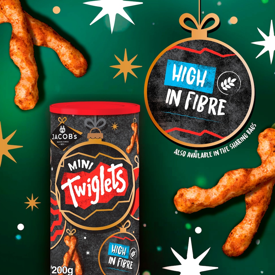 image 1 of Jacobs Twiglets Christmas Caddy 200G