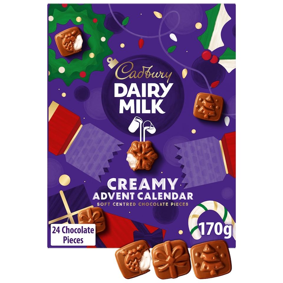 Cadbury Dairy Milk Creamy Advent Calendar 170G