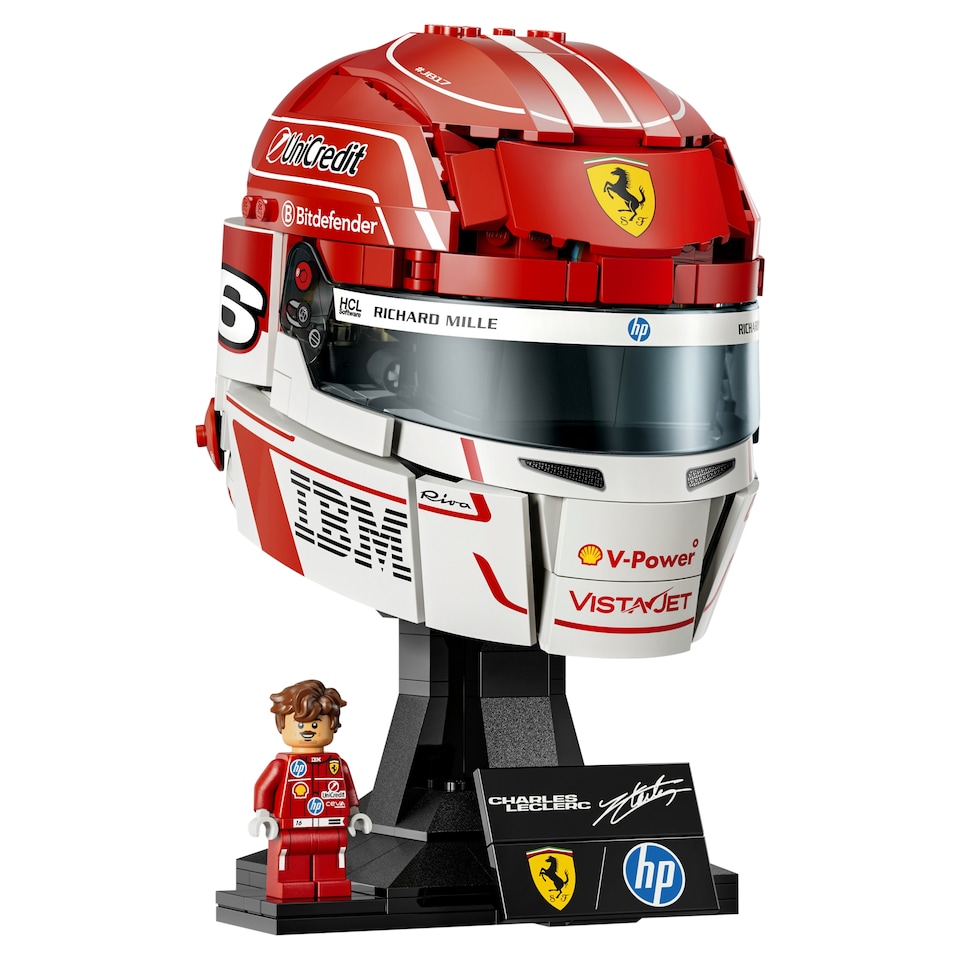 LEGO Editions 43014 Scuderia Ferrari HP Charles Leclerc sisakja  1. kép
