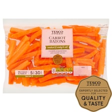 Tesco Carrot Batons 300G