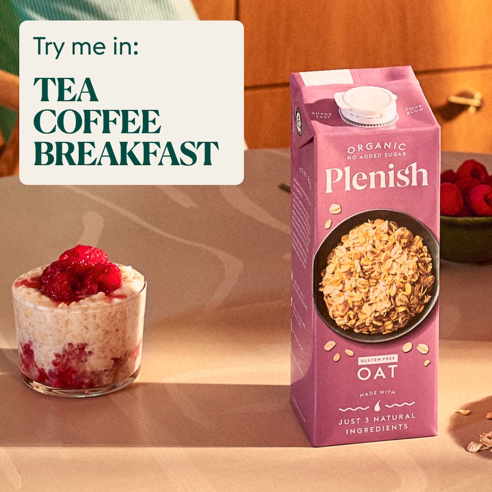 image 1 of Plenish Organic Gluten Free Chilled Oat Drink 1L