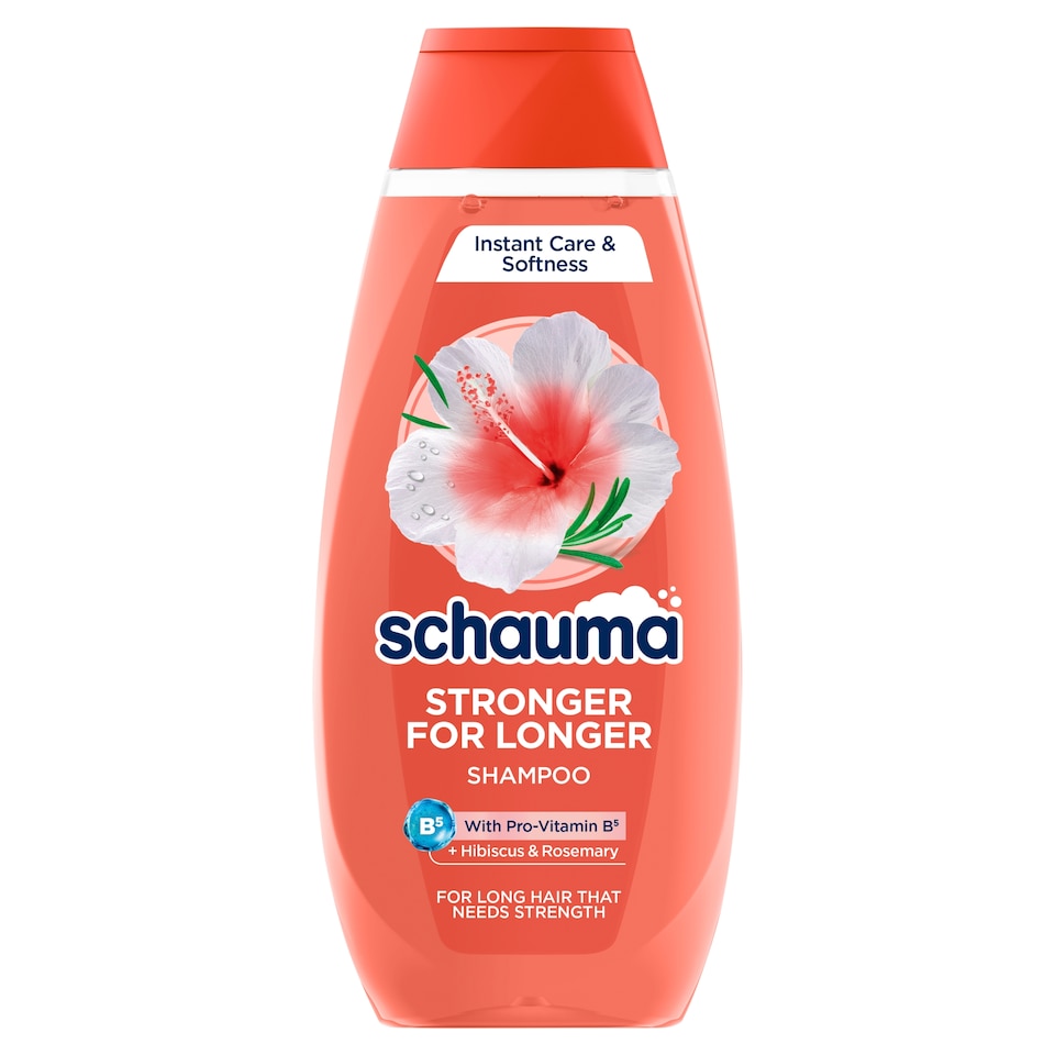 Schauma Erős & Hosszú haj sampon hibiszkusszal & rozmaringgal 400 ml