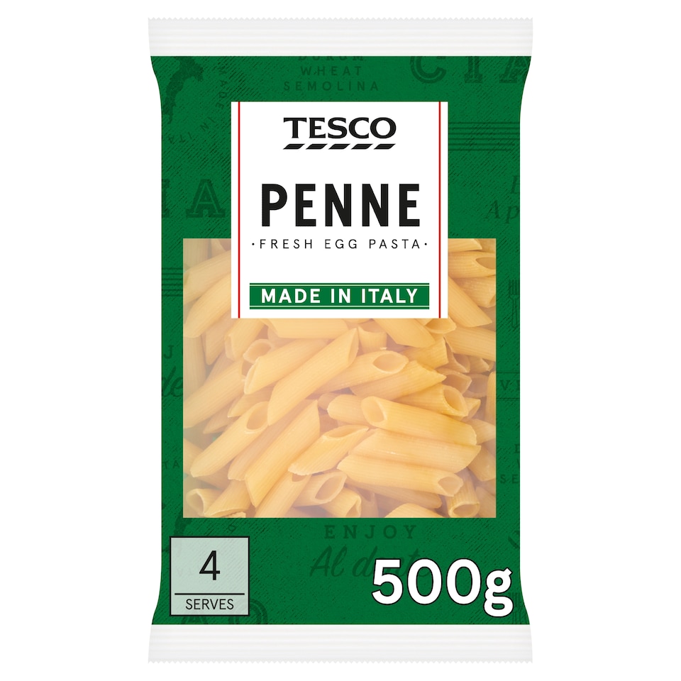 Tesco Penne Pasta 500G