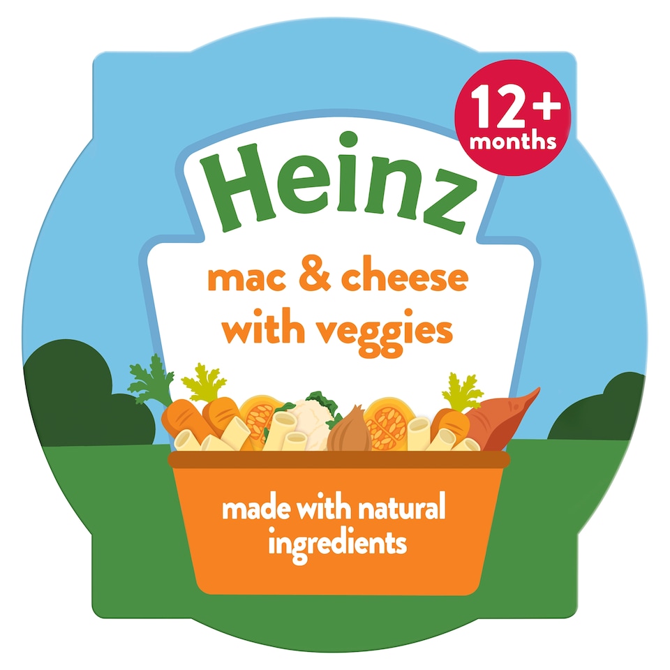 image 1 of Heinz Mac & Cheese with Veggies Baby Food Tray 200g