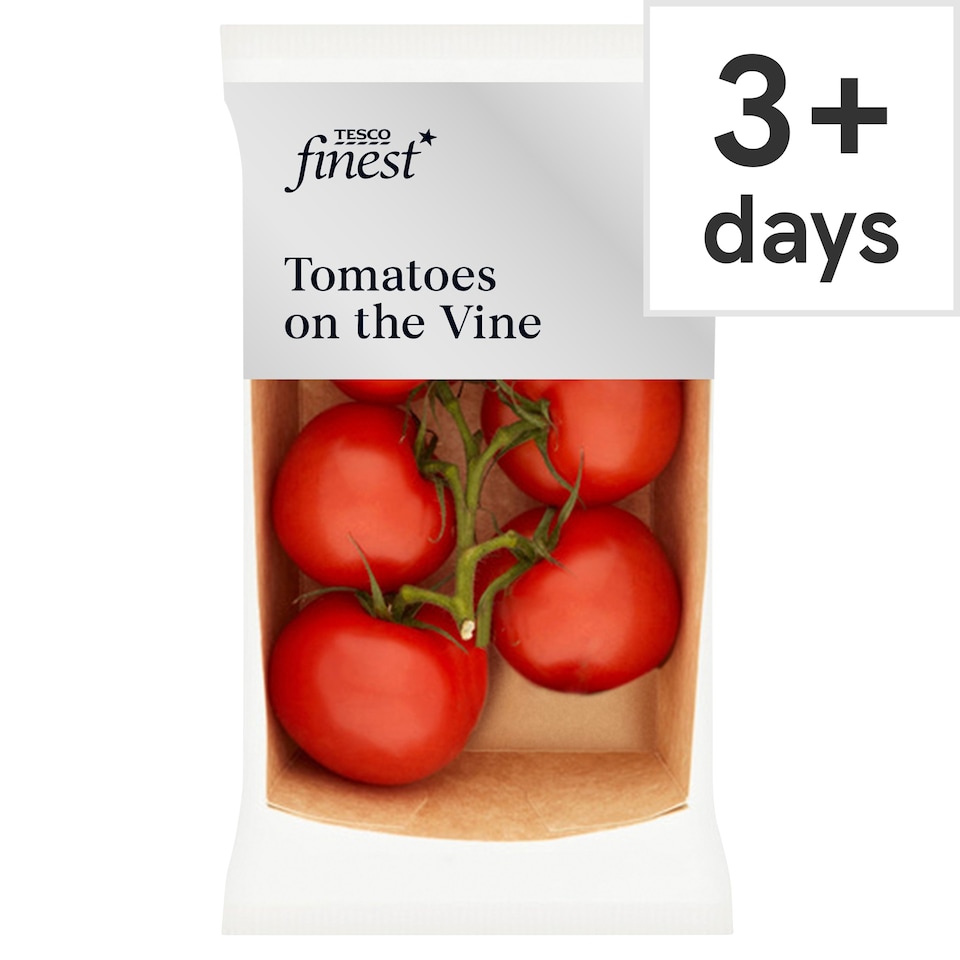 Tesco Finest Tomatoes On The Vine 450G