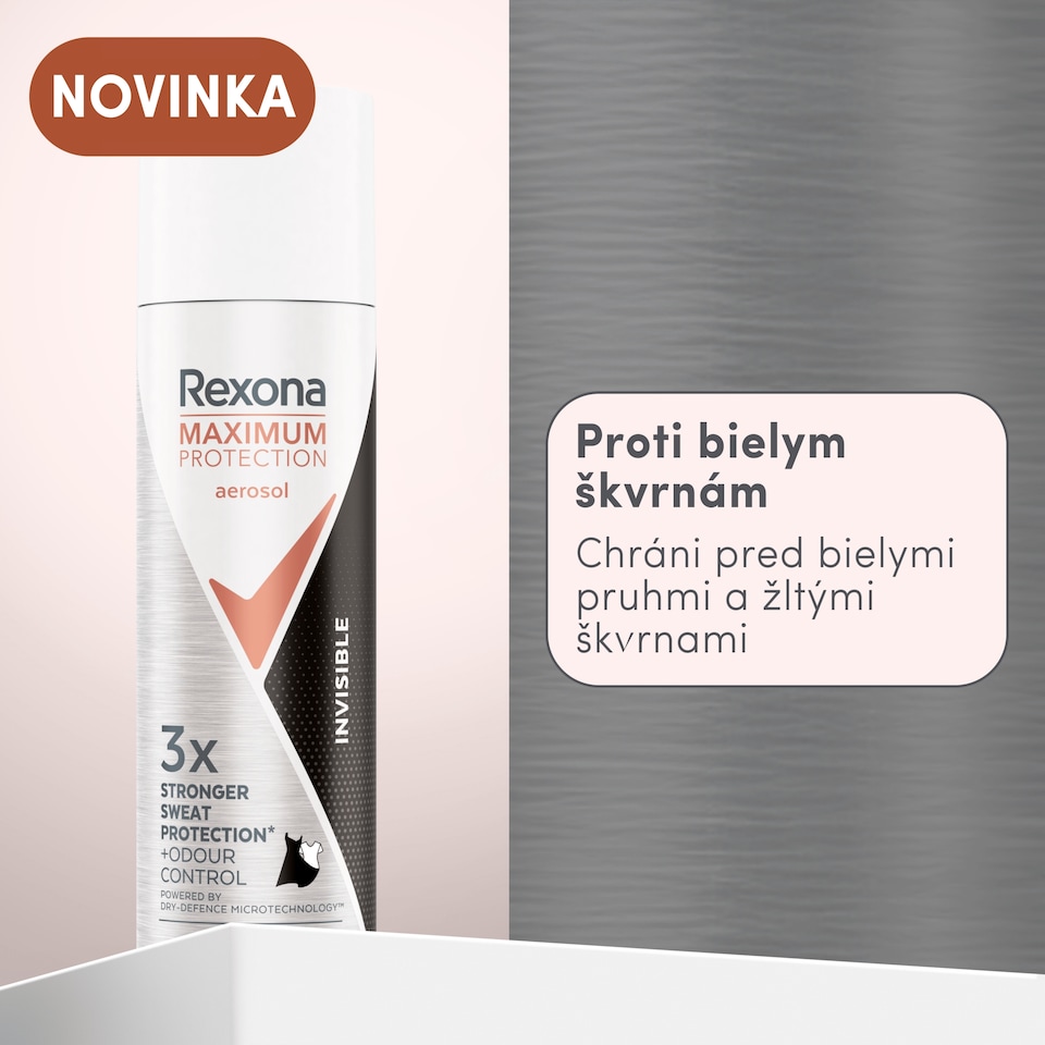 obrázok 1 z Rexona MaxPro Invisible antiperspirant sprej 150 ml