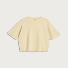 F&F Textured Oversized Fit T-Shirt in Yellow