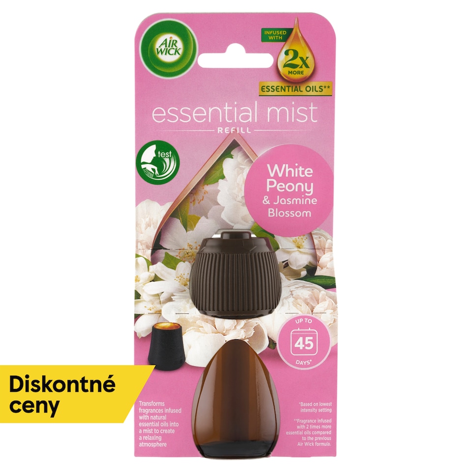 obrázok 1 z Air Wick Náplň pre aroma difuzér pivónia a jazmínový kvet 20 ml