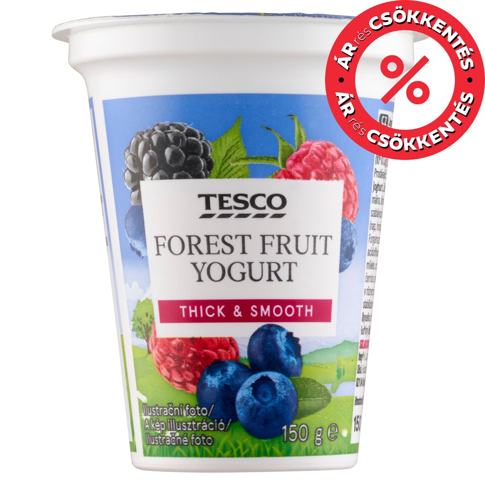 Tesco erdei gyümölcsös joghurt 150 g