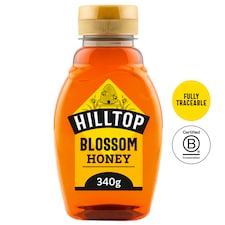 Hilltop Squeezy Blossom Honey 340G
