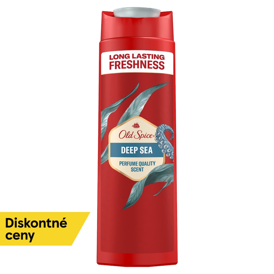 obrázok 1 z Old Spice Deep Sea 3 v 1 Sprchový Gél a Šampó Pre Mužov 400ml