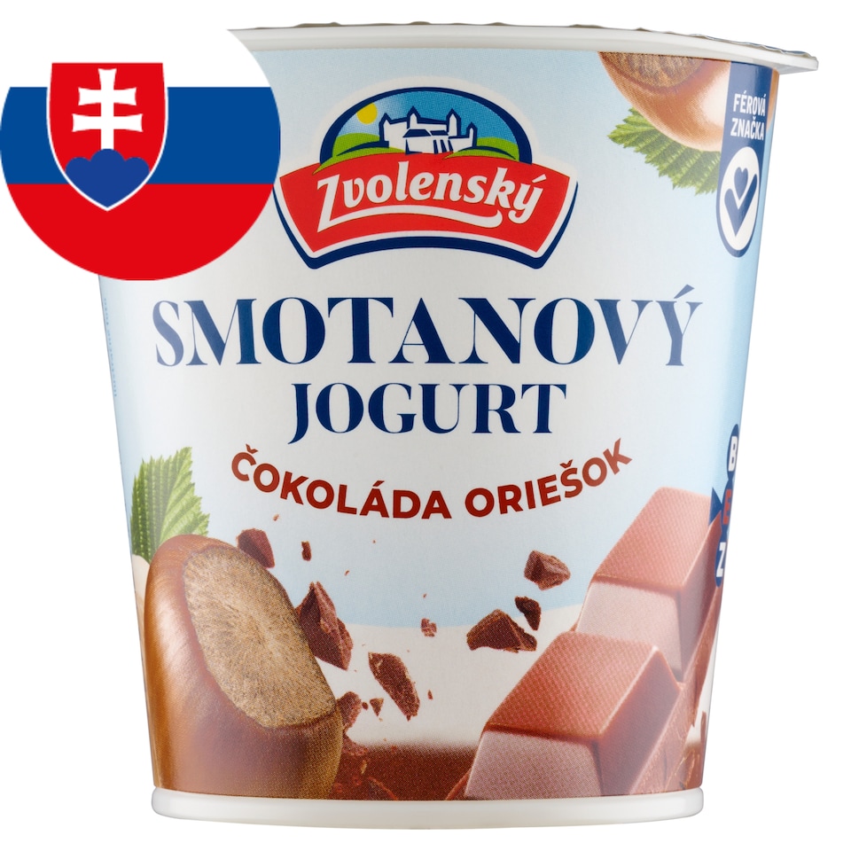 obrázok 1 z Zvolenský Smotanový jogurt čokoláda oriešok 145 g