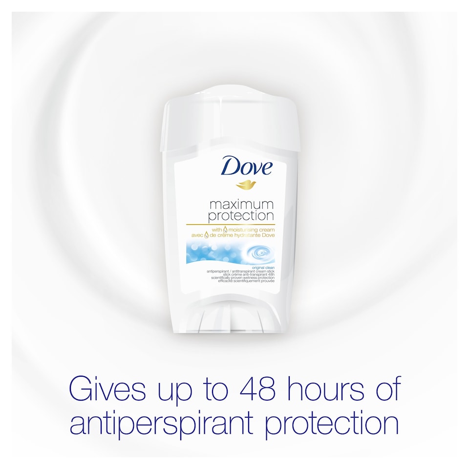 image 1 of Dove Maximum Protection Original Antiperspirant Deodorant Cream 45ml