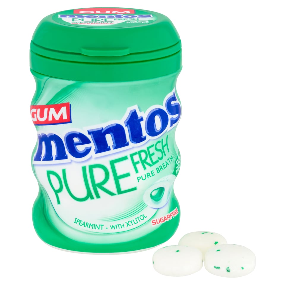 image 1 of Mentos Pure Fresh Spearmint Gum 35 Pieces 70G
