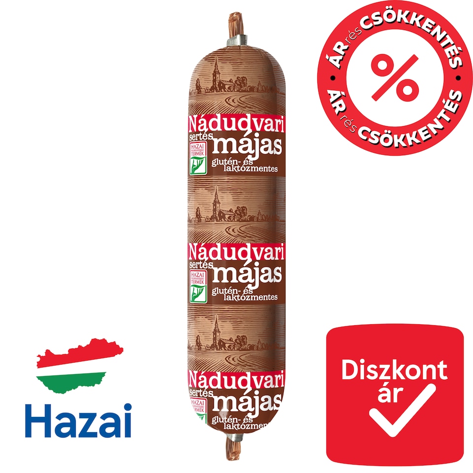 Nádudvari glutén- és laktózmentes sertés májas 110 g