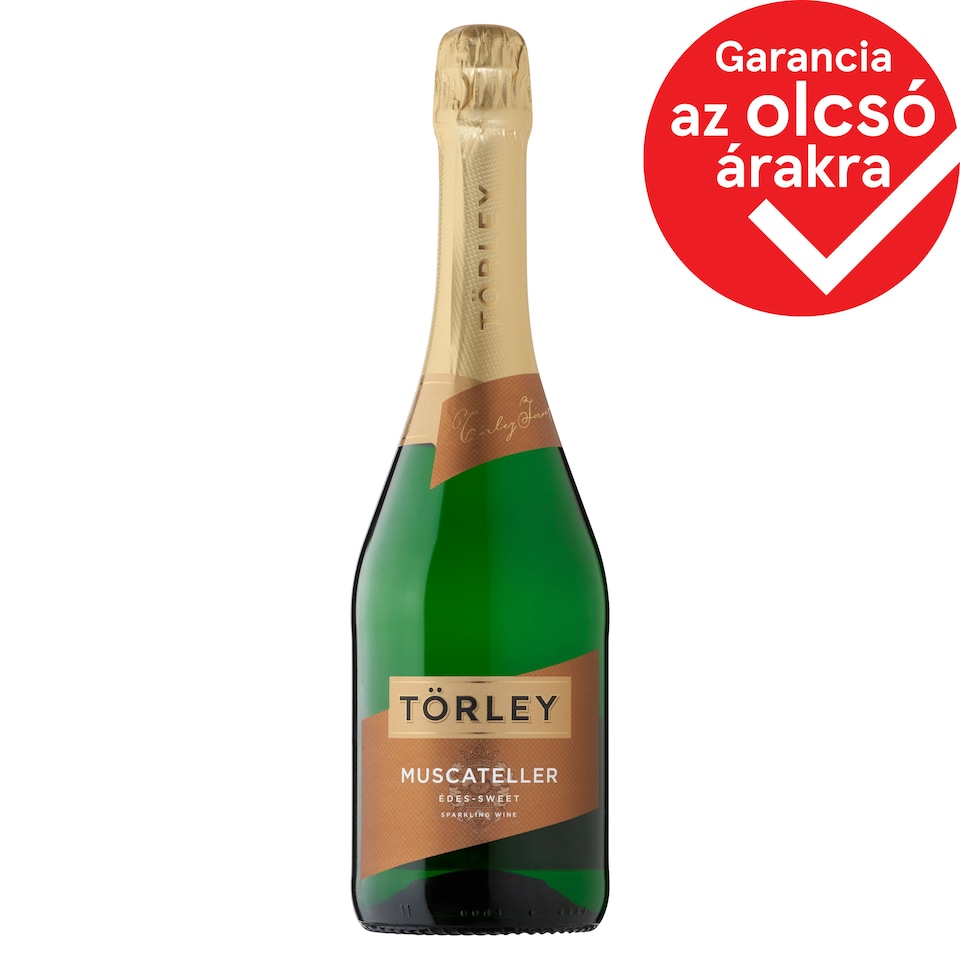 Törley Muscateller édes, fehér pezsgő 10,5% 0,75 l