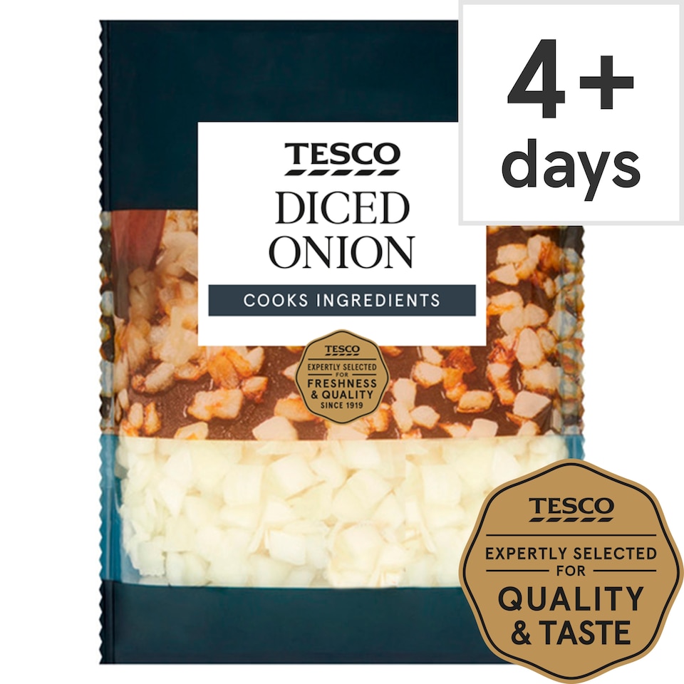 Tesco Diced Onion 400G