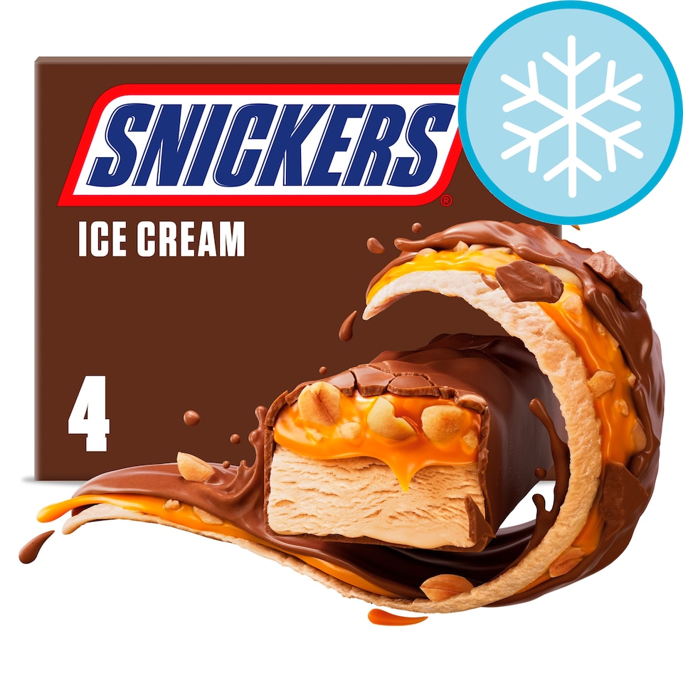 image 1 of Snickers Ice Cream 4 x 50.3 ml