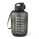 image 2 of Core Kitchen Black Plastic Barrel Water Bottle 1.5L