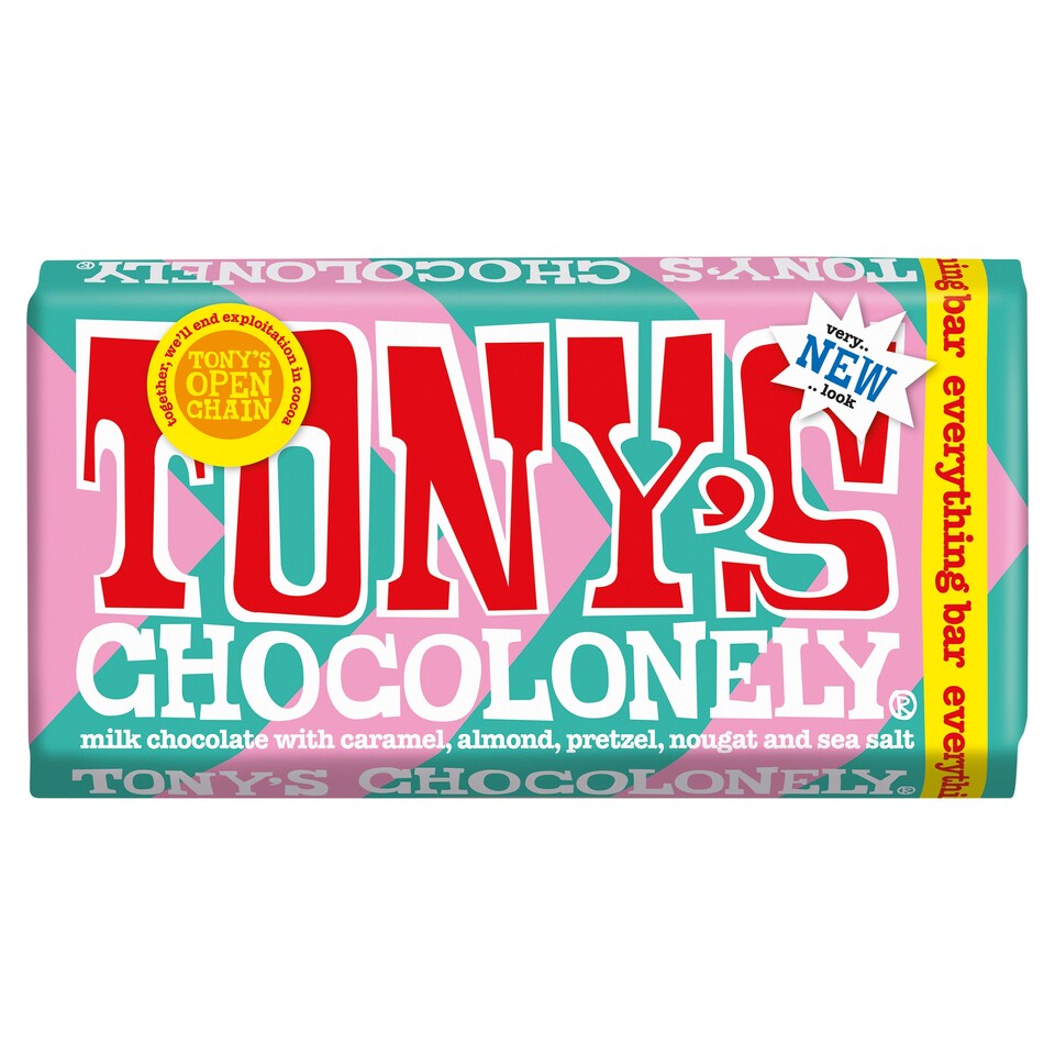 image 1 of Tony's Chocolonely Everything Bar 180g