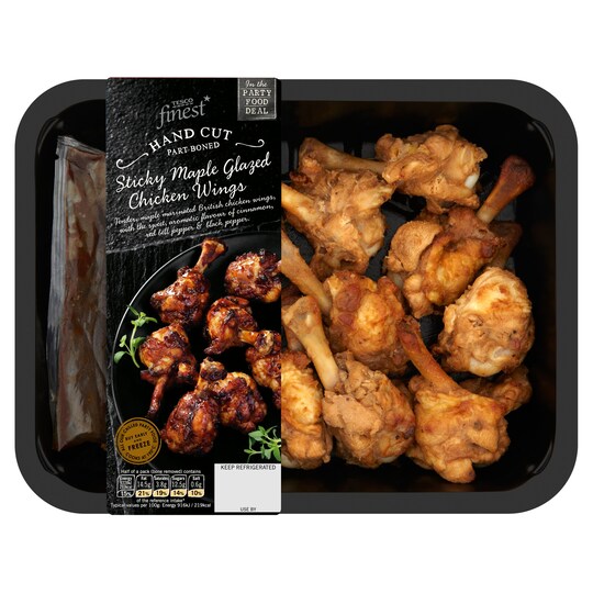 Tesco Finest Roast Chicken Wings 370G Tesco Groceries