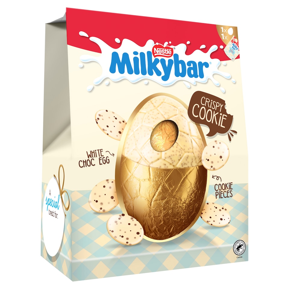 image 1 of Milkybar Crispy Cookie Giant Egg 236g