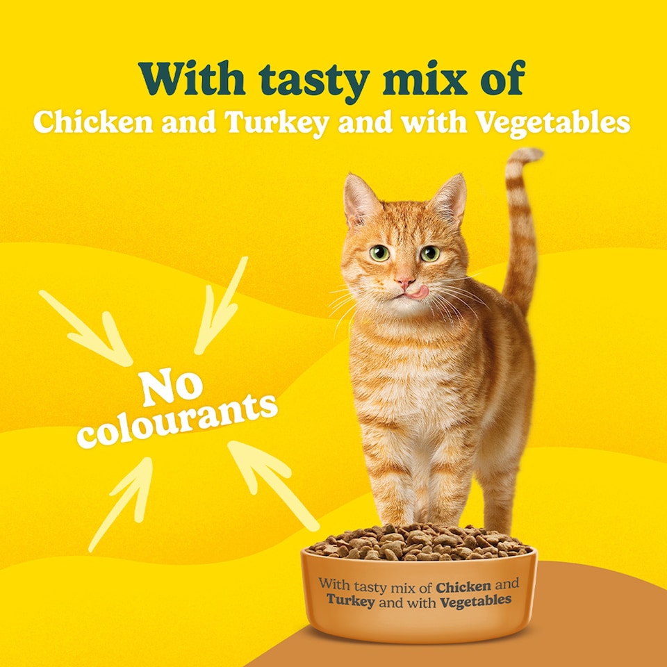 image 1 of GO-CAT Senior Chicken and Turkey Dry Cat Food 750g