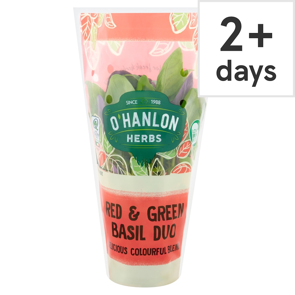 O'Hanlon Herbs Red & Green Basil Duo 