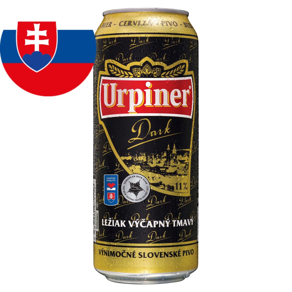 Urpiner Dark 11° Draught Dark Lager 500 ml