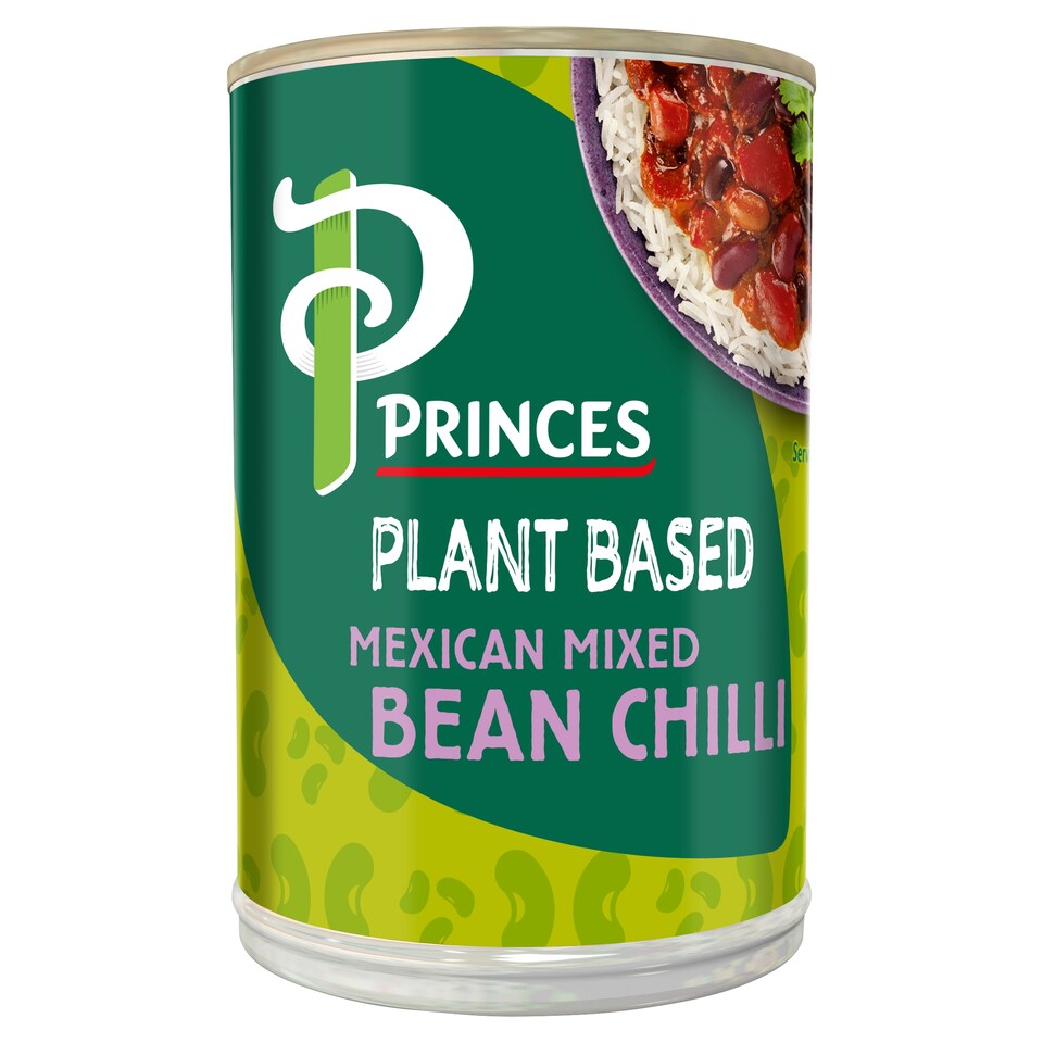 Princes Plant-Based Mexican Mixed Bean Chilli 392G
