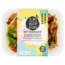 Slim's Healthy Kitchen Soy & Ginger Chicken with Hoisin Noodles 390G