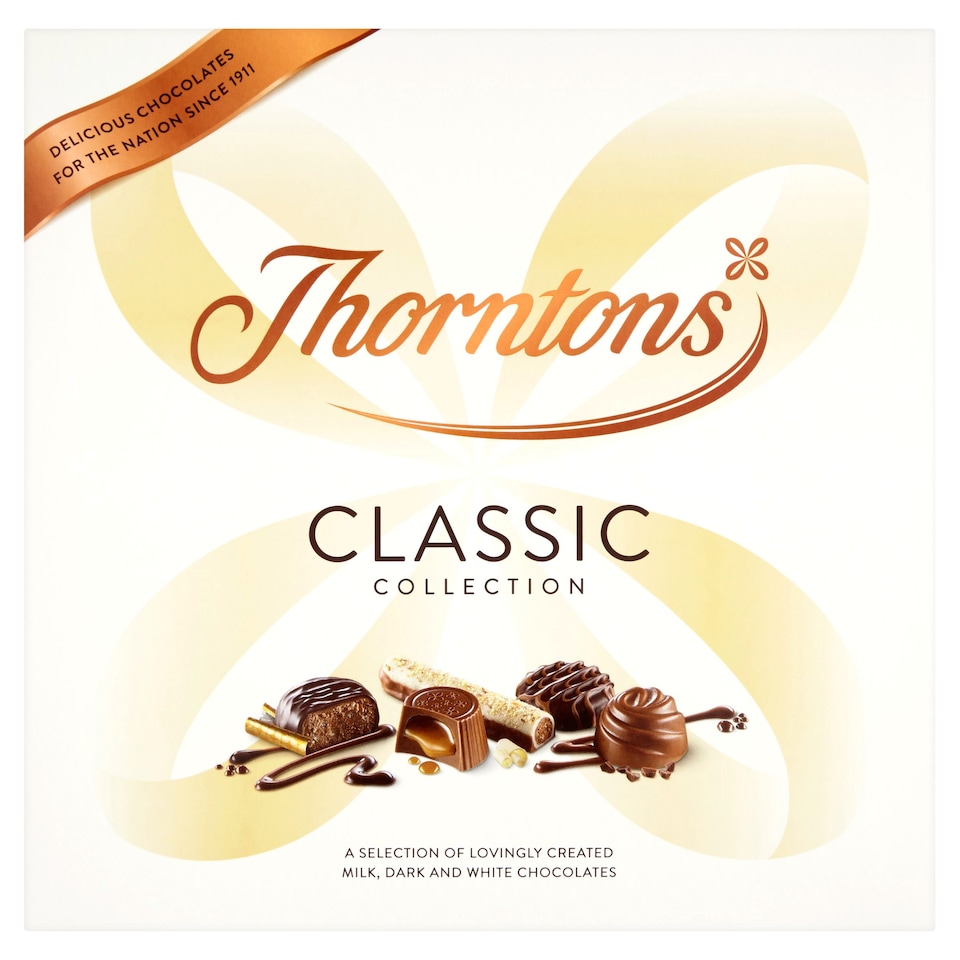 image 1 of Thorntons Clsc Milk Dark And White Chocolates 462G