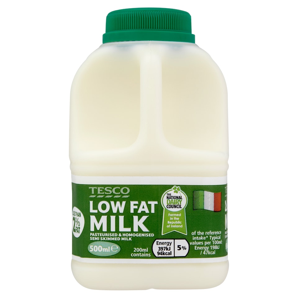 Tesco Low Fat Milk500ml