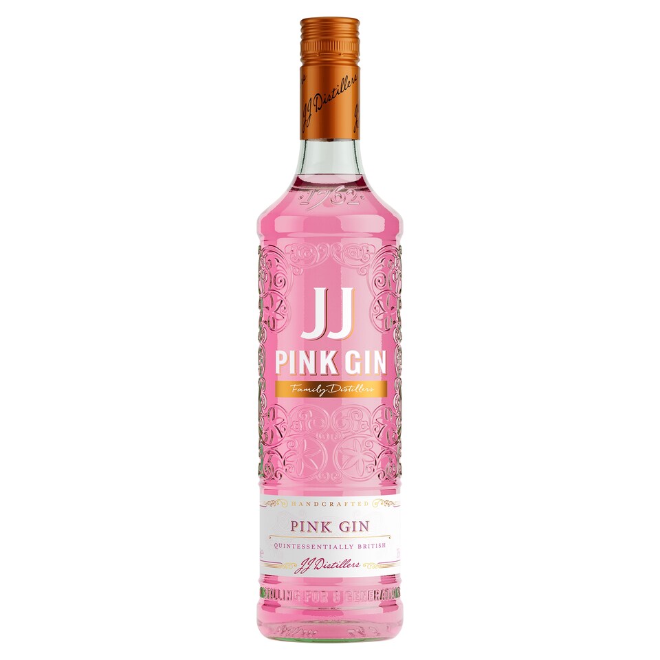 image 1 of JJ Pink Gin 37.5% 1L