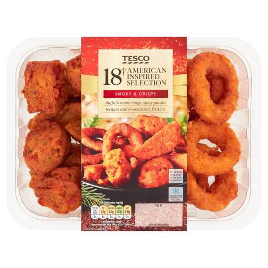 Tesco 18 American Inspired Selection 390G Tesco Groceries