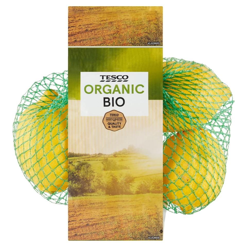 Tesco Organic Lemons 400 g