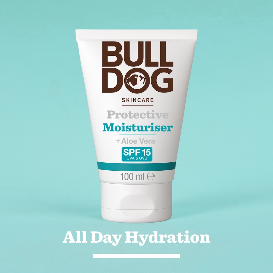 image 1 of Bulldog Skincare Protective SPF15 Men's Face Moisturiser 100ml
