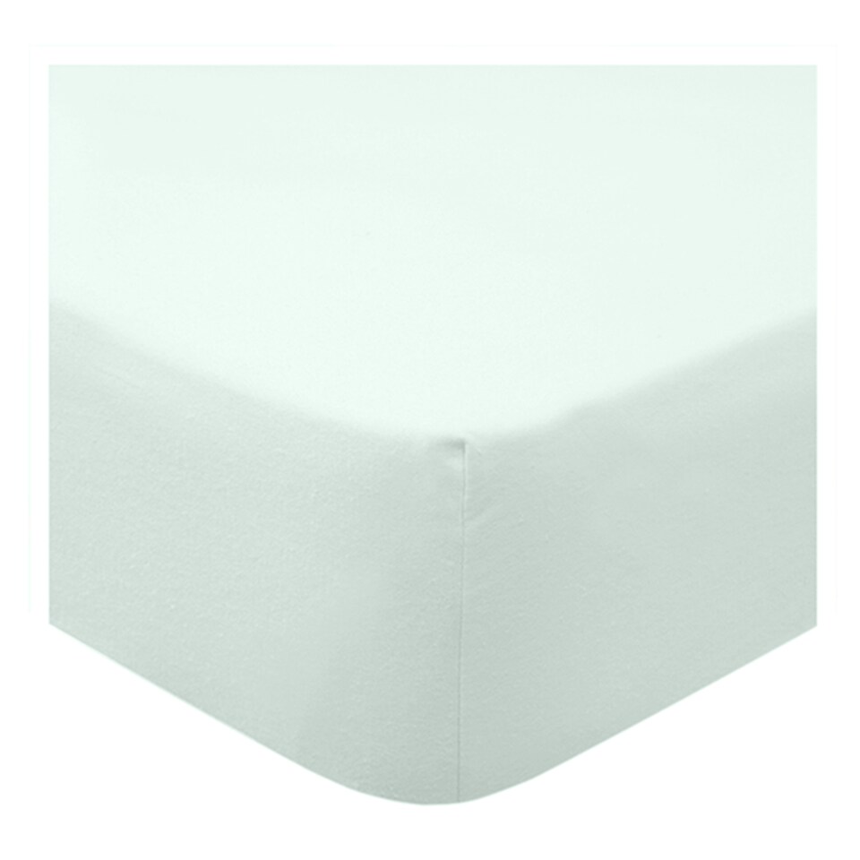 Tesco Sage Polycotton Fitted Sheet Single