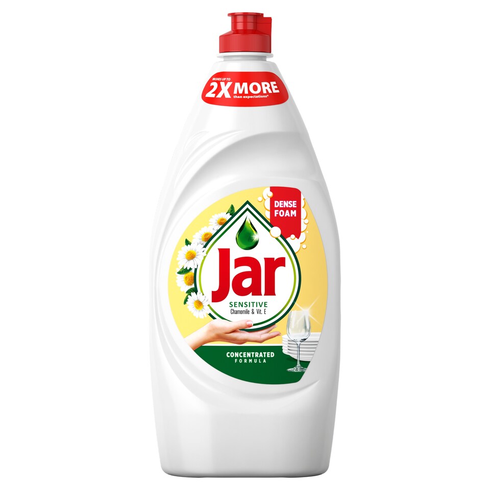 image 1 of Jar Sensitive Washing Up Liquid Chamomile & Vitamin E Mild on Hands 900 ML