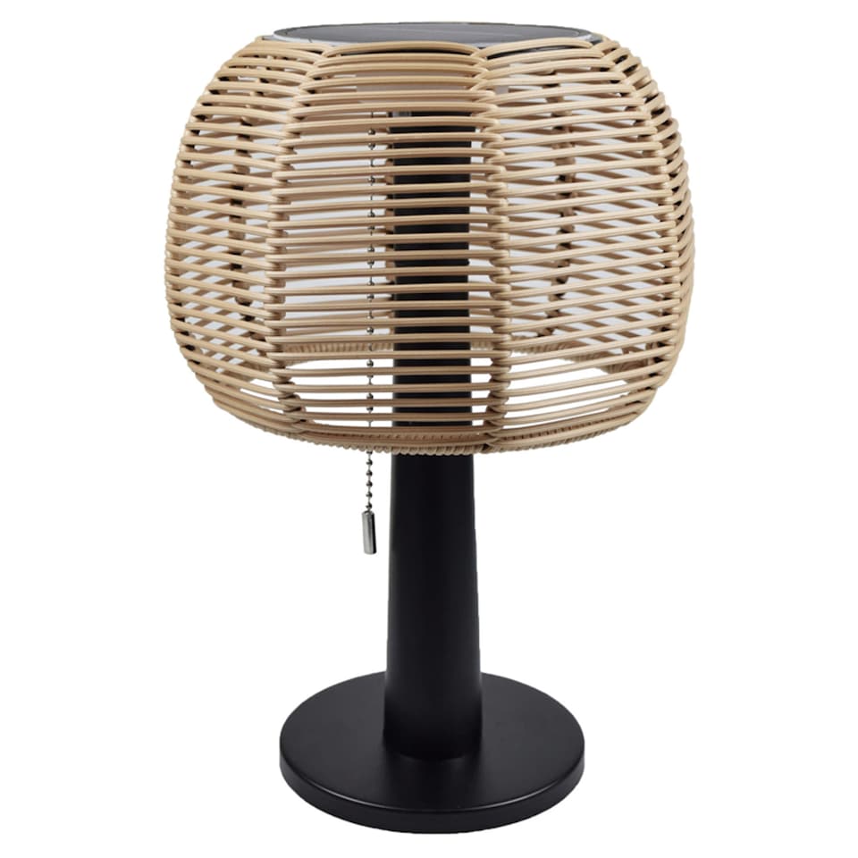 image 1 of Tesco Solar Rattan Table Lamp
