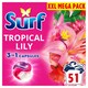image 1 of Surf 3 in 1 Tropical Lily Laundry Detergent Capsules 51 washes 882.3g