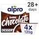 image 1 of Alpro Dark Chocolate Dairy Free Vegan Soya Dessert 4x125g