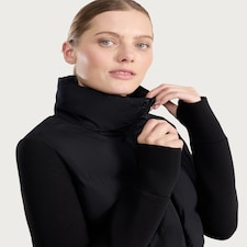 F&F Active OUTDOOR Scuba Sleeved Padded Jacket in Black