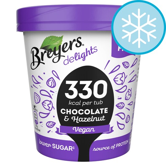 Breyers Delights Dairy Free Chocolate Ice Cream Tub 500Ml Tesco Groceries