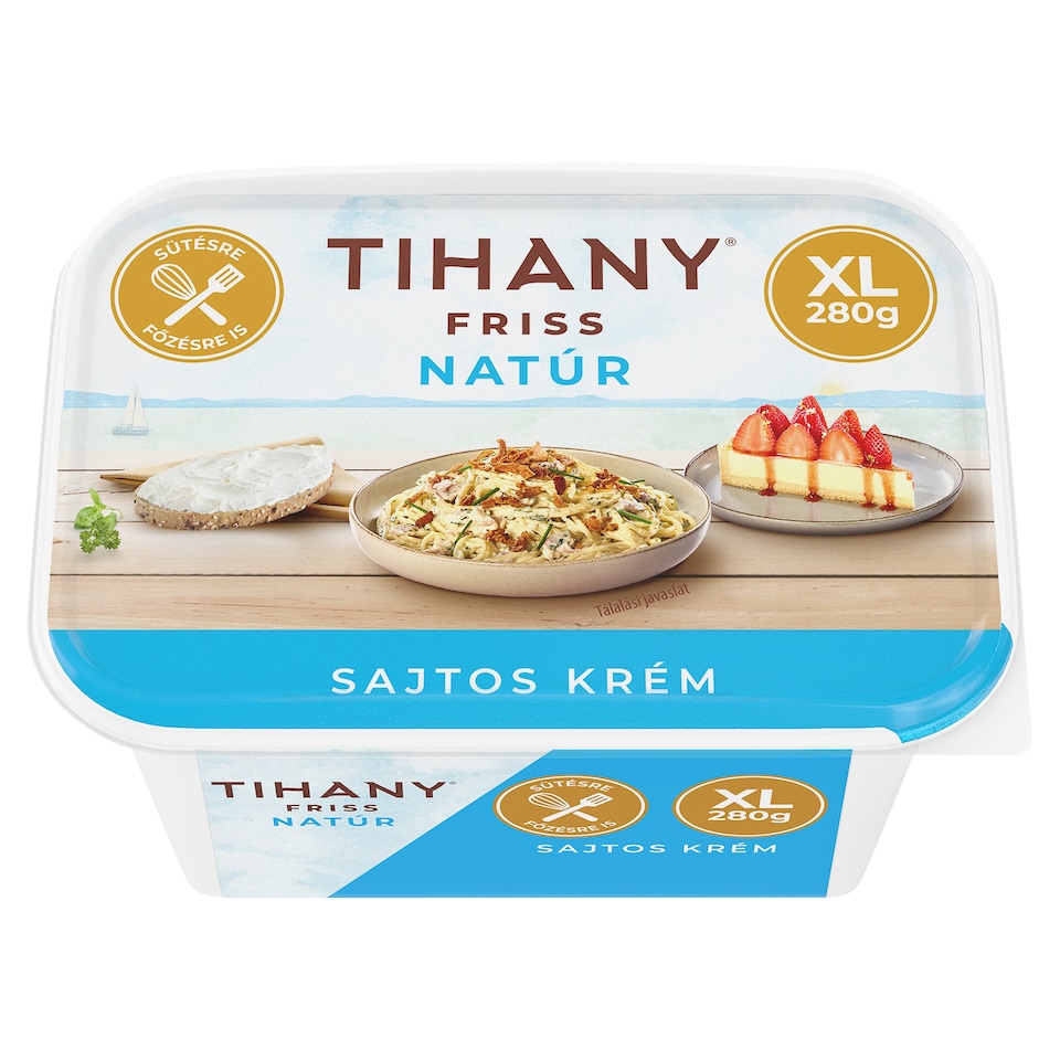 Tihany Friss natúr XL sajtos krém 280 g