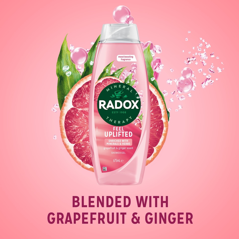 image 1 of Radx/Mt Feel Uplifted Grapefruit And Ginger Shower Gel 675Ml