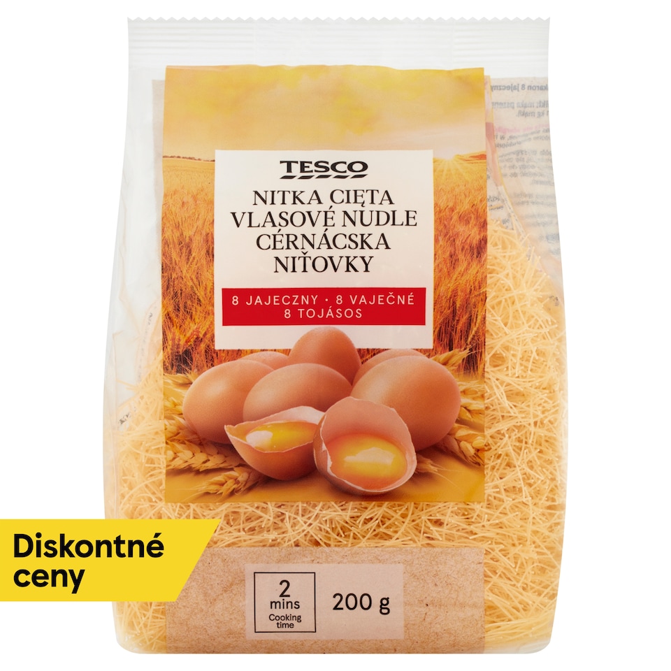 Tesco Niťovky 8 vaječné 200 g
